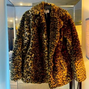 Cheetah fur coat